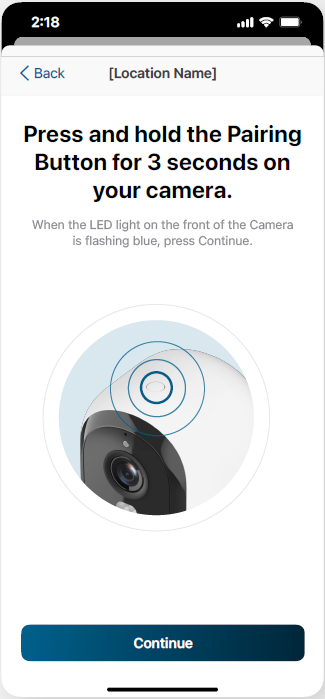 Arlo camera best sale blinking blue